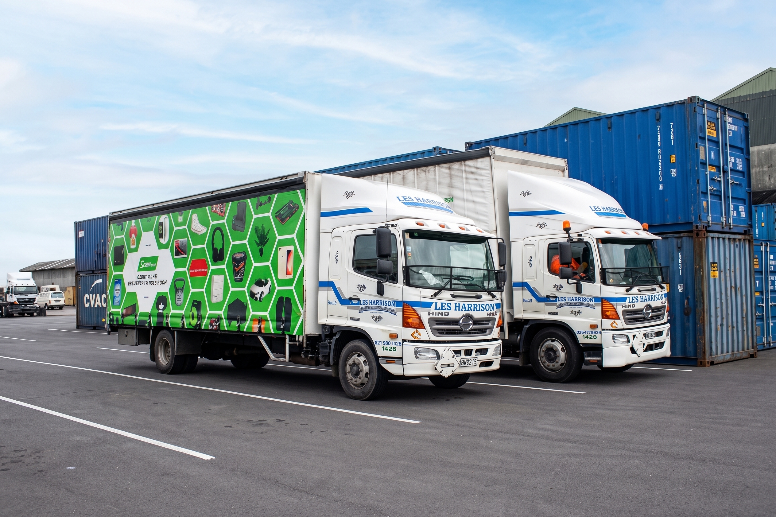 LHT Group freight forwarding truck and trailer