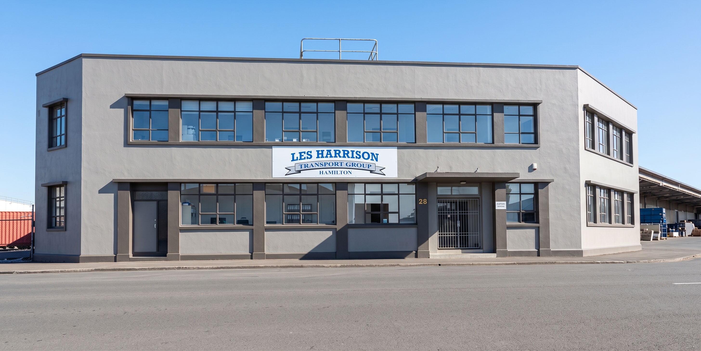 LHT Group warehousing facility on Empire Street, Hamilton